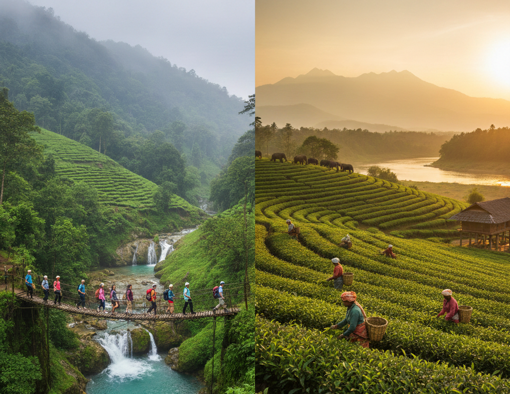 Meghalaya and Assam travel package - Guhati, Dirang, Tawang, Kaziranga, Shilong - Orange Holidays